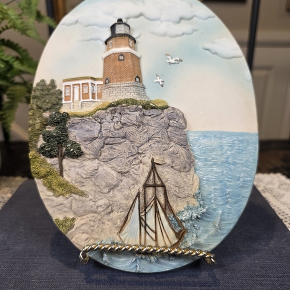 Split Rock Lighthouse MN Lake Superior 3D Wall Plaque Nautical Souvenir Art - Picture 4 of 9